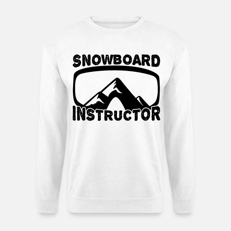 Snowboardlehrer - Unisex Pullover - Weiß