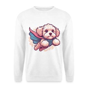 Super chien Maltipoo Moodle Multipoo Cape cadeau - Sweat-shirt Unisexe - blanc - Devant