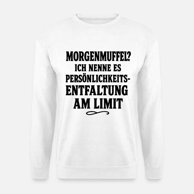 Persönlichkeitsentfaltung am Limit - Unisex Pullover - Weiß