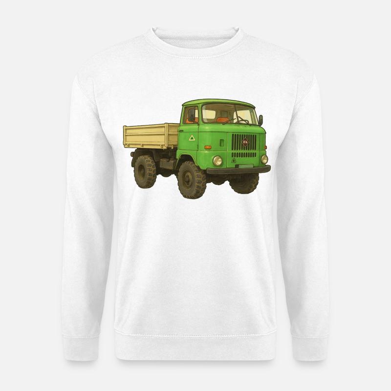 W50 DDR LKW - Unisex Pullover - Weiß