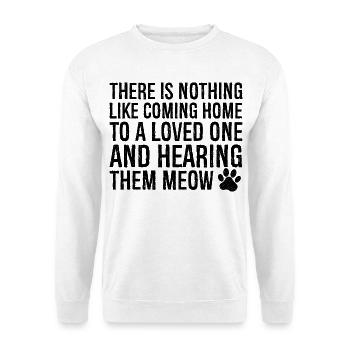 Il n’y a rien de tel que de rentrer à la maison avec un être cher - Sweat-shirt Unisexe - blanc - Devant