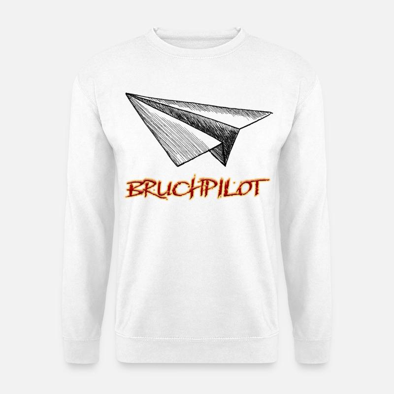Bruchpilot - Unisex Pullover - Weiß