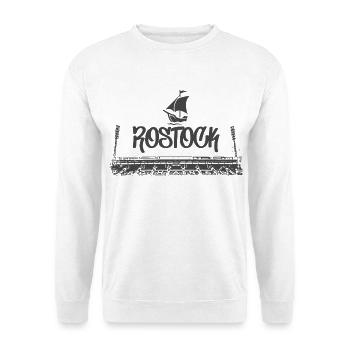 Rostock Cog - Unisex Sweatshirt - white - Front