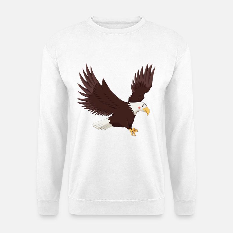Adler - Unisex Pullover - Weiß