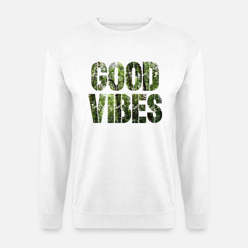 Gute Vibes - Unisex Pullover - Weiß