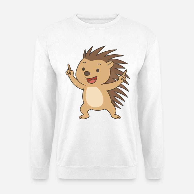 Tanzender Stachelheld - Unisex Pullover - Weiß