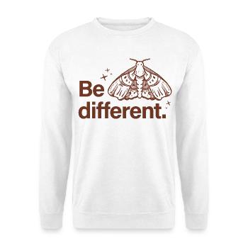 Be different - Unisex Pullover - Weiß - Vorne