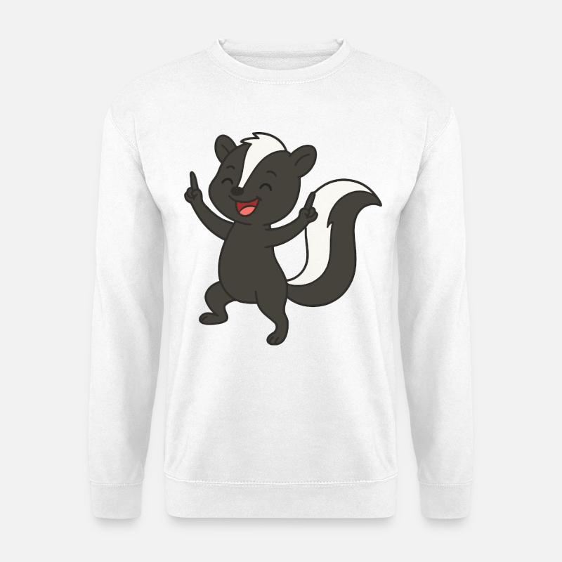 Happy Stinktierbaby - Unisex Pullover - Weiß