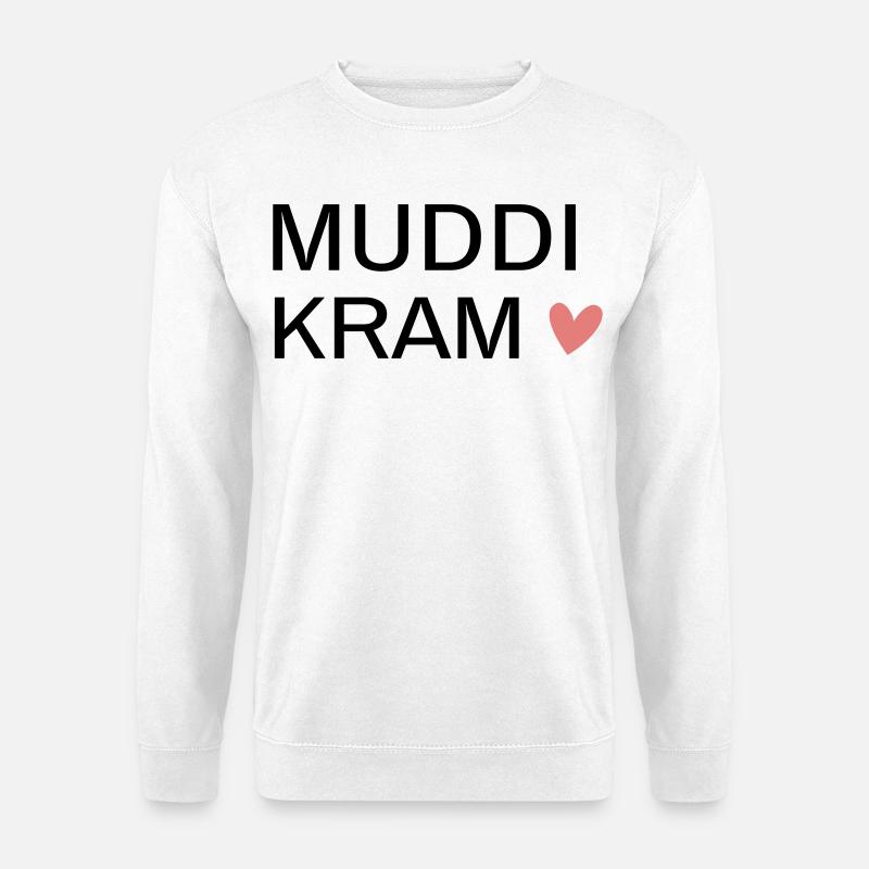 MUDDi KRAM! Personalisierbar - Unisex Pullover - Weiß