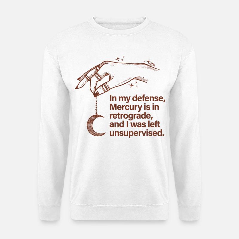 Mercury retrograde - Unisex Pullover - Weiß