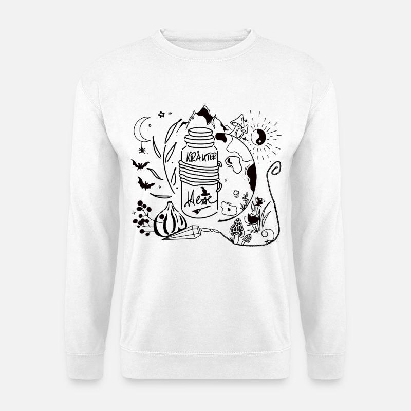 Krauterhexe - Unisex Pullover - Weiß