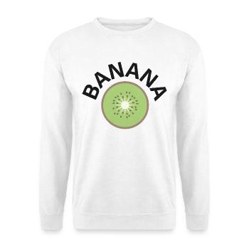 CRAZY FRUITS Kollektion - Unisex Pullover - Weiß - Vorne