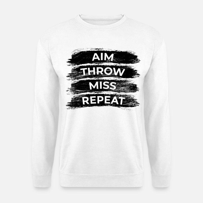 Darts Routine - Unisex Sweatshirt - white