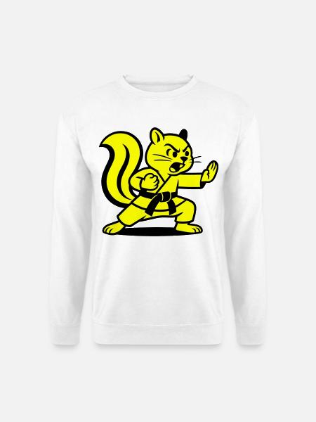 Karate Squirrels! - Unisex Sweatshirt - white