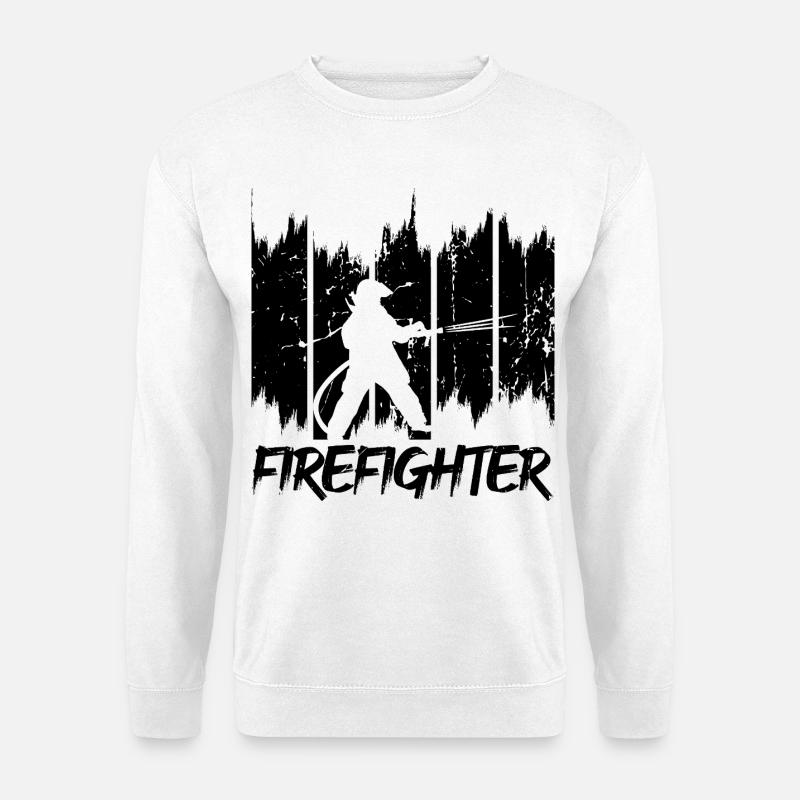 Feuerwehrmann - Unisex Pullover - Weiß