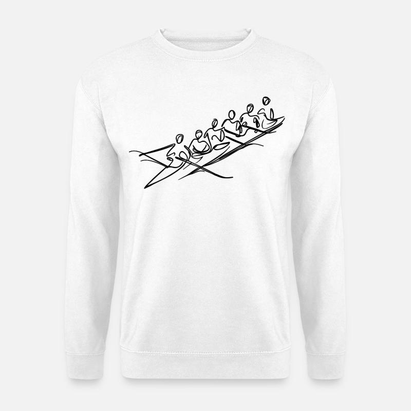 Rudermannschaft - Unisex Pullover - Weiß
