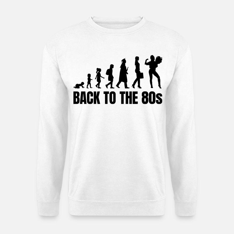 80s Evolution - Unisex Sweatshirt - white