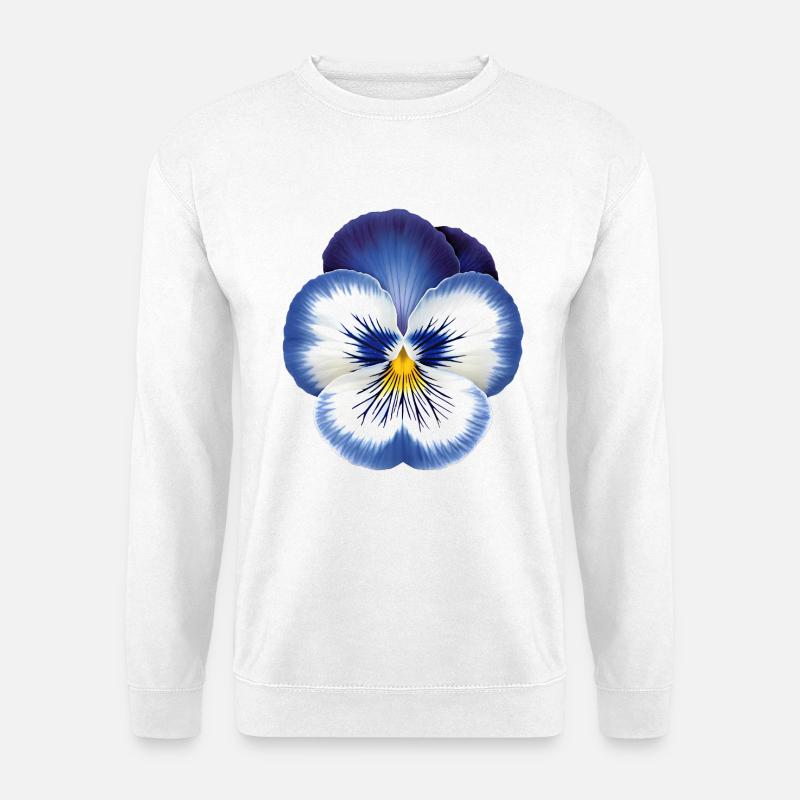 Bunte Orchidee - Unisex Pullover - Weiß