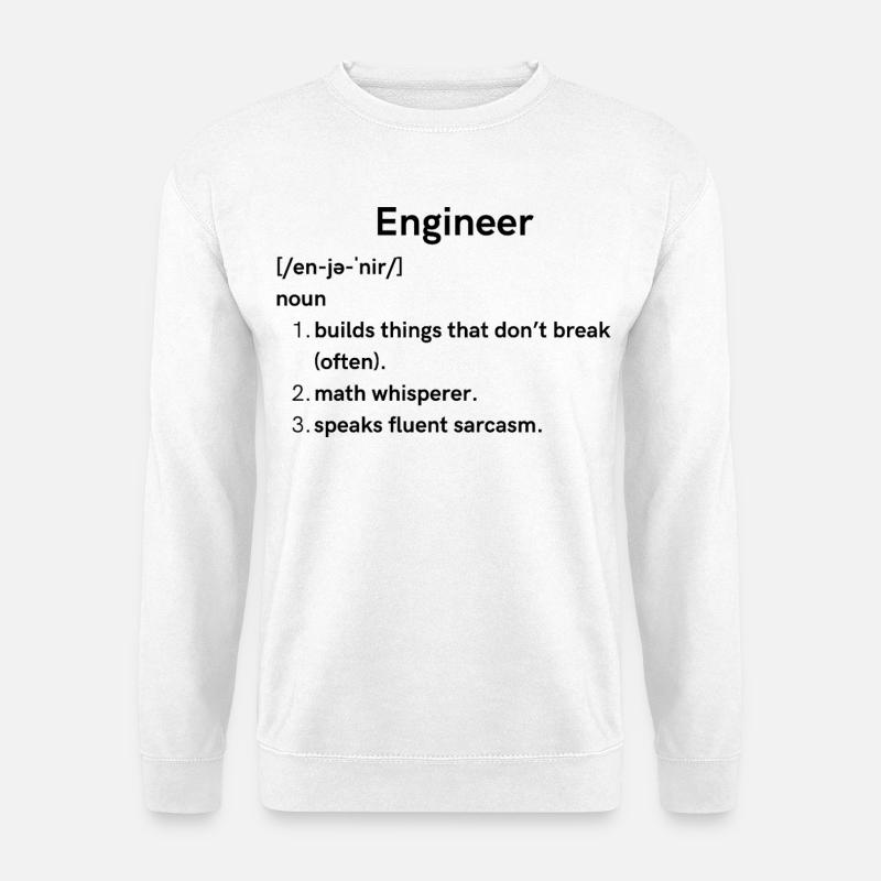 Ingenieur - Unisex Pullover - Weiß