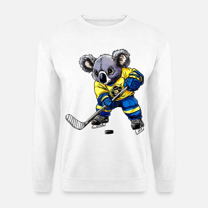 Koalas Eishockey - Unisex Pullover - Weiß