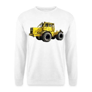 Gelbe Kraftmaschine K700 Traktor - Unisex Pullover - Weiß - Vorne