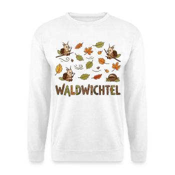 Forest gnome - Unisex Sweatshirt - white - Front