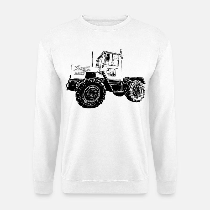 Kraft auf vier Rädern - Unisex Pullover - Weiß