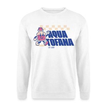 Aqua Tofana – Cute Retro Feminism - Unisex Pullover - Weiß - Vorne