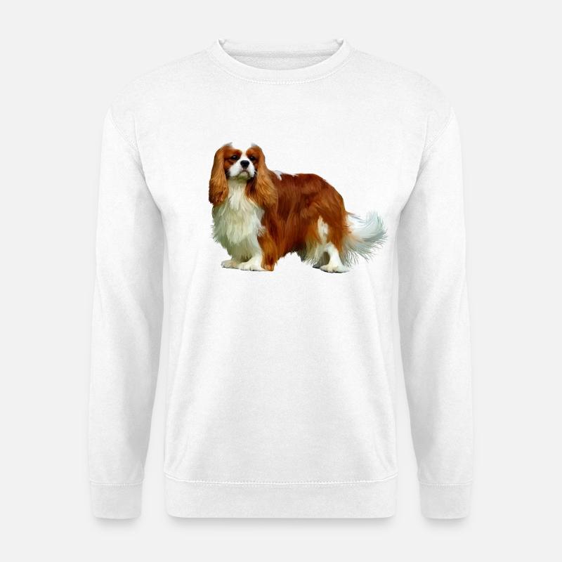 Cavalier King Charles Spaniel - Unisex Pullover - Weiß