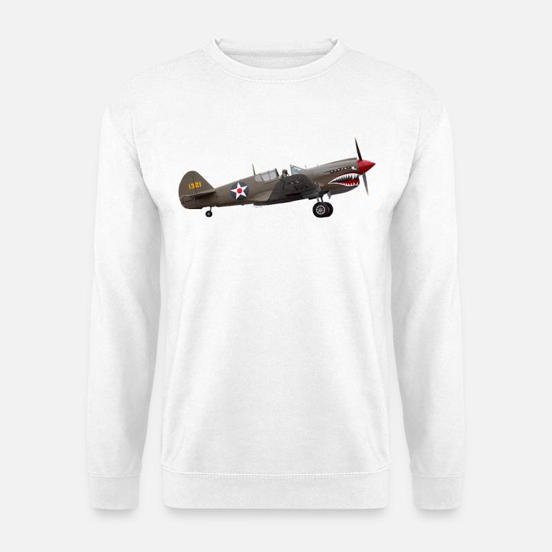 P-40 Warhawk - Unisex Pullover - Weiß