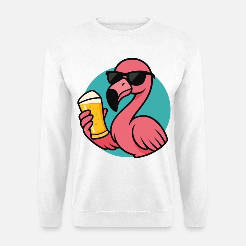 Tropical Drunkbird - Unisex Pullover - Weiß