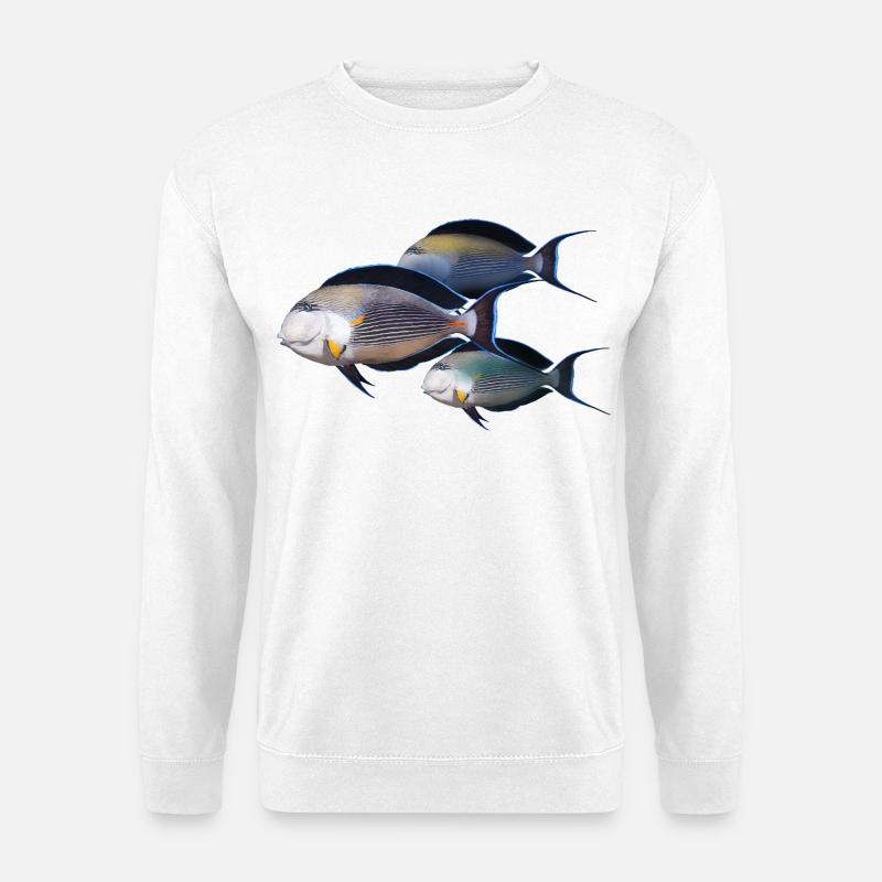 Fisch - Unisex Pullover - Weiß