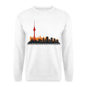 Blödmannshausen – Berlin Lustiger Spruch Geschenk - Unisex Pullover - Weiß - Vorne