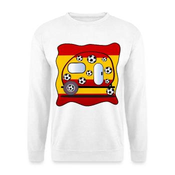 Football Camping Spain - Unisex Sweatshirt - white - Front