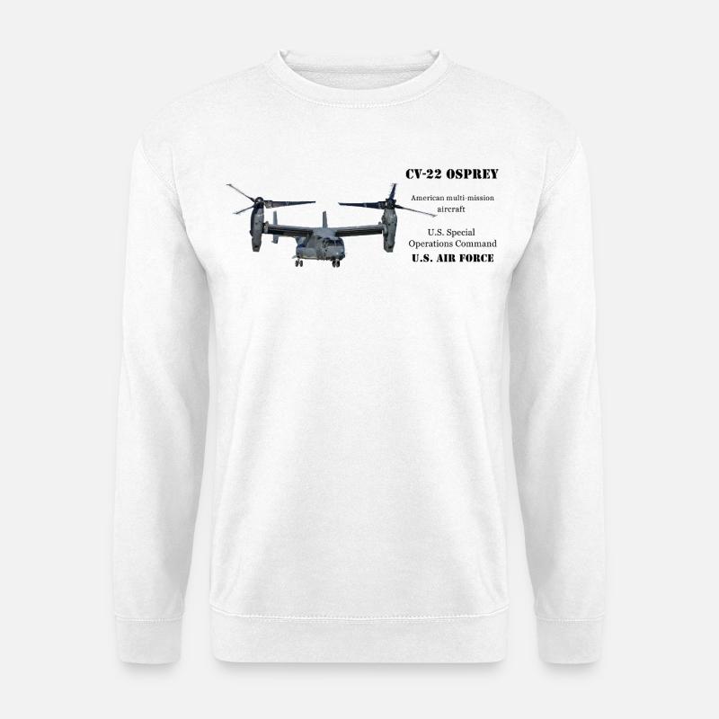 V-22 Osprey - Unisex Pullover - Weiß