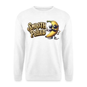 Banane mit Stil - Unisex Pullover - Weiß - Vorne