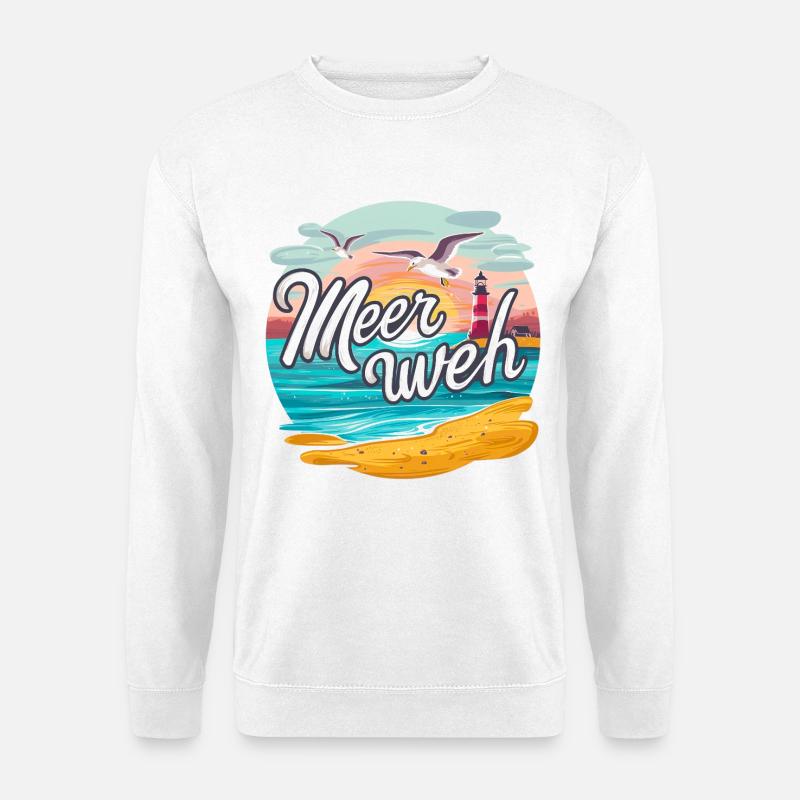 Meerweh - Unisex Pullover - Weiß