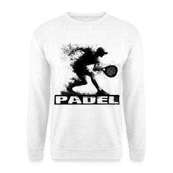 Padel - Unisex Sweatshirt - white - Front