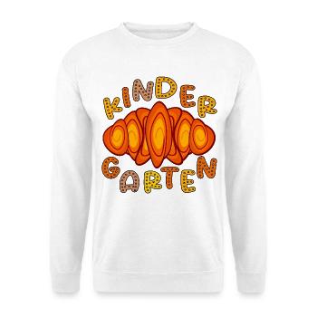 KINDERGARTEN KIND HAMBURG FRANZBRÖTCHEN - Unisex Pullover - Weiß - Vorne