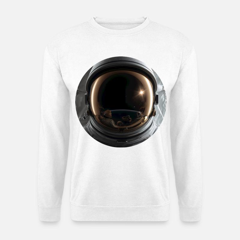 Weltraum-Astronauten Design - Unisex Pullover - Weiß