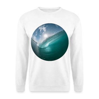Breakwater Beach Pattern - Unisex Sweatshirt - white - Front