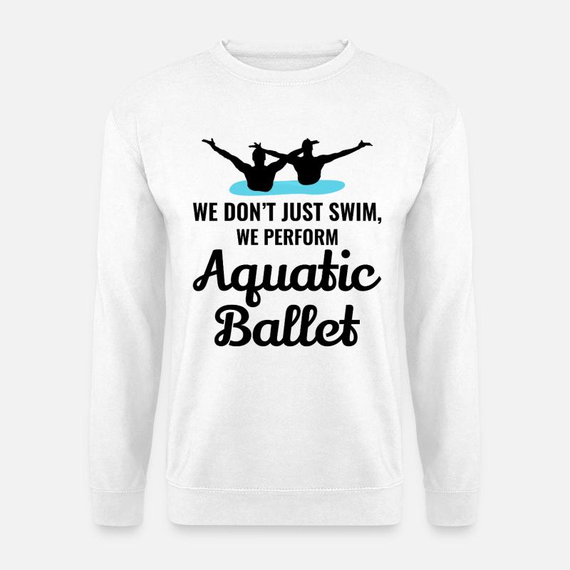 Synchroized Swimming - Unisex Sweatshirt - white