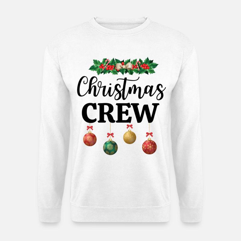 WEIHNACHTS-CREW - Unisex Pullover - Weiß