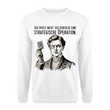 Strategische Operation - Unisex Pullover - Weiß - Vorne