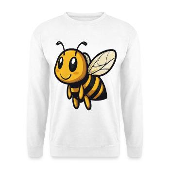 Sweet Busy Honey Bee :) - Unisex Sweatshirt - white - Front