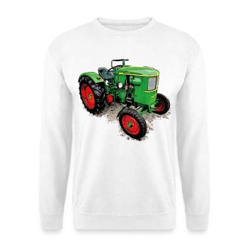 Legendary tractor classic - Unisex Sweatshirt - white - Front