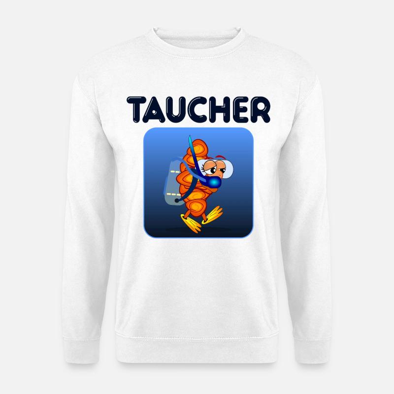 TAUCHEN TAUCHER FRANZBRÖTCHEN - Unisex Pullover - Weiß