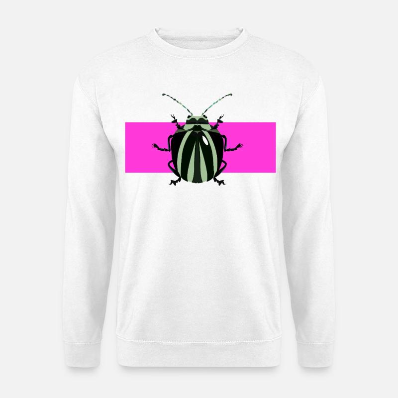 Abstract bug desgin - Unisex Pullover - Weiß