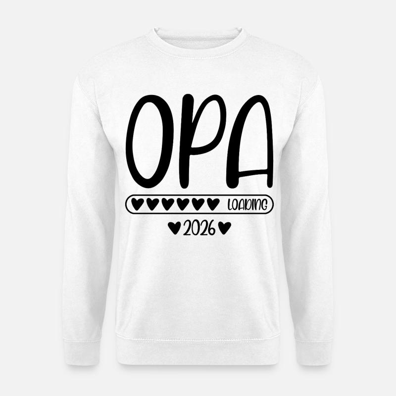 Opa 2026 loading - Unisex Pullover - Weiß