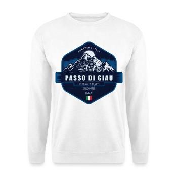 Passo di Giau , Scenic Dolomites Mountain Pass,  - Unisex Sweatshirt - white - Front
